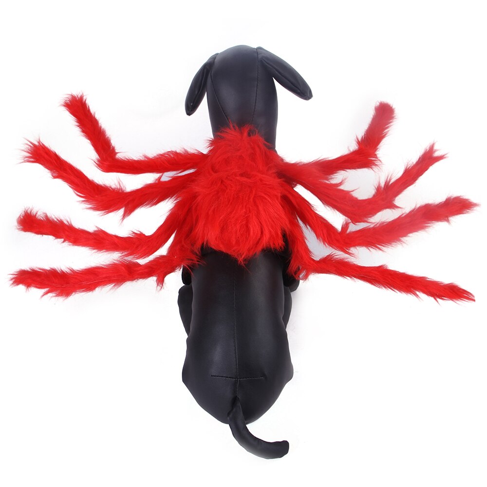 Halloween Dress Up Huisdier Spider Kostuum Borst Terug Party Decoratie Zachte Pluche Cosplay Feestelijke Kleding Cosplay Grappige Outfits