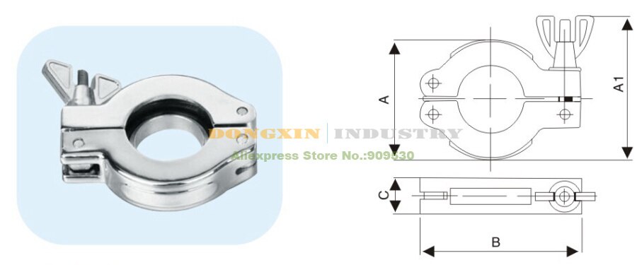 10 Stks/partij Aluminium KF25 Klem Voor Vacuümpomp En Andere Vacuüm Adapter