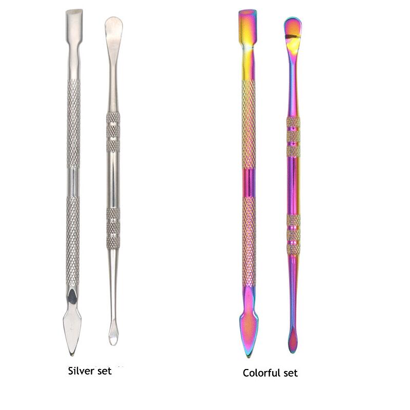 Nail Pusher Double Head Stainless Steel Cuticle Pusher Manicure Tools Dead Skin Push For Nail Women Men Nail Tool