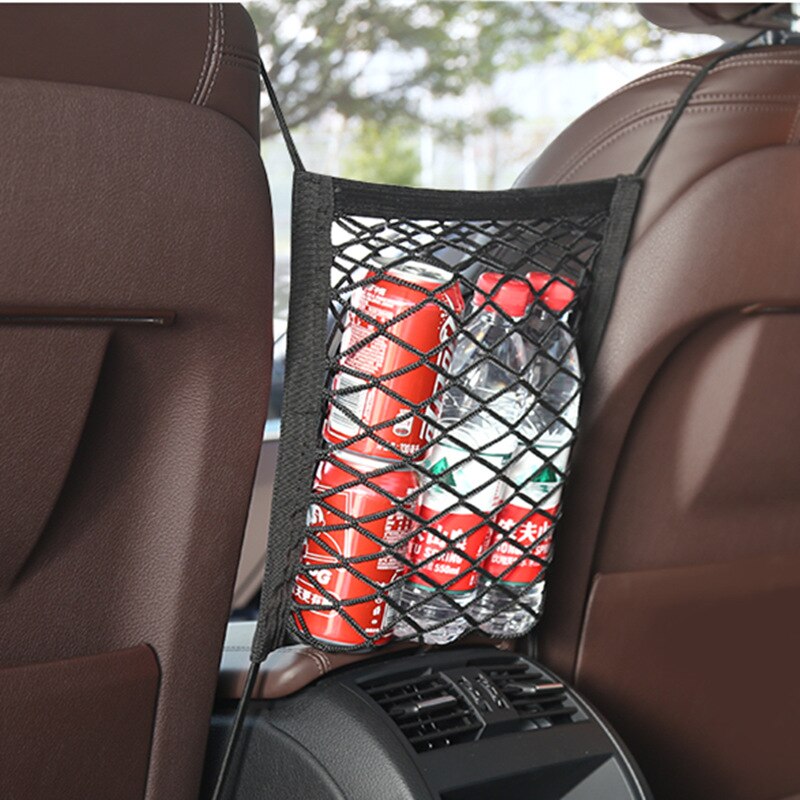 Red de almacenamiento de asiento del maletero para coche, bolsa de bolsillo para DACIA SANDERO STEPWAY Dokker Logan Duster Lodgy