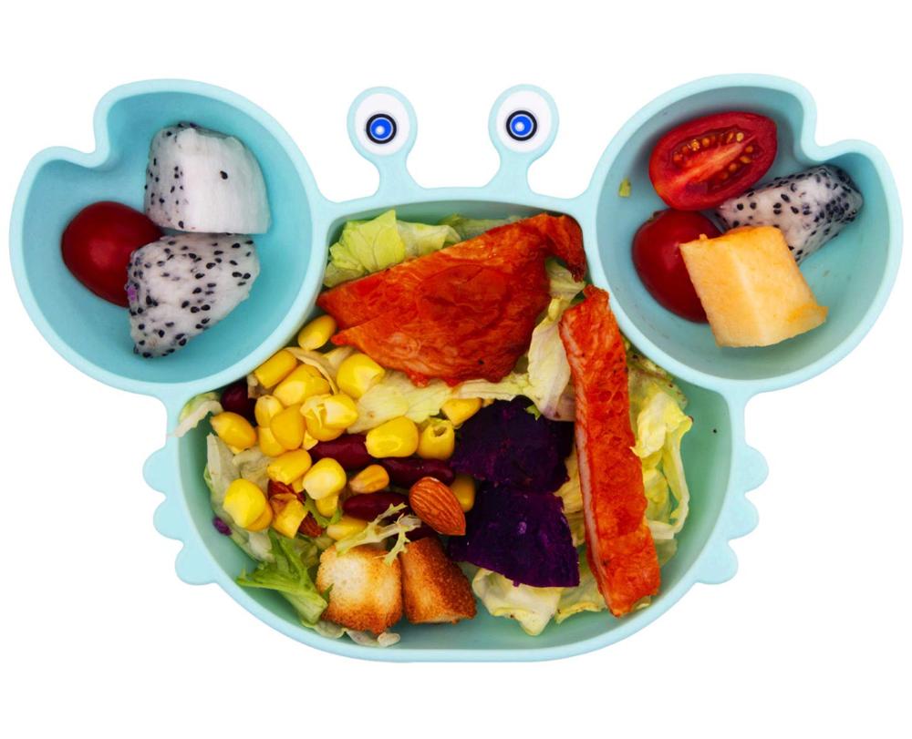 Assiette en Silicone pour enfants, bol en forme de... – Grandado, image size:1000x811