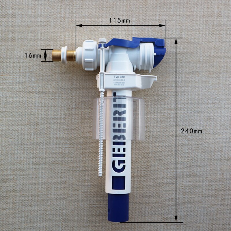 Toilet Inlet Valve Side Entry Cistern Fittings Adjustable Float Filling Valves G3/8" G1/2" Bathroom Fixture Replacement Parts: G 3 8