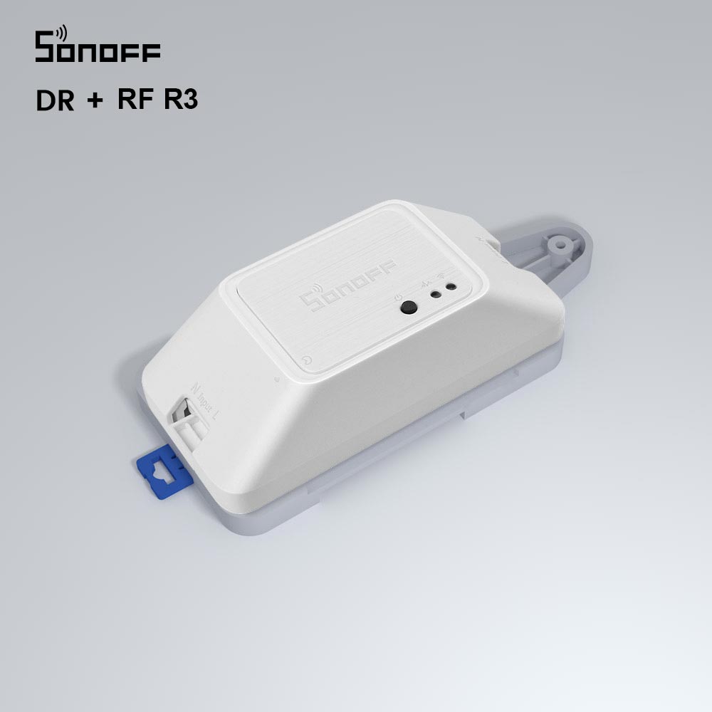 Itead Sonoff DR DIN Rail Tray Mounted Adjustable Holder Support Most Sonoff Products Basic RFR2 RFR3 POWR2 TH10/16 Dual: DR RFR3