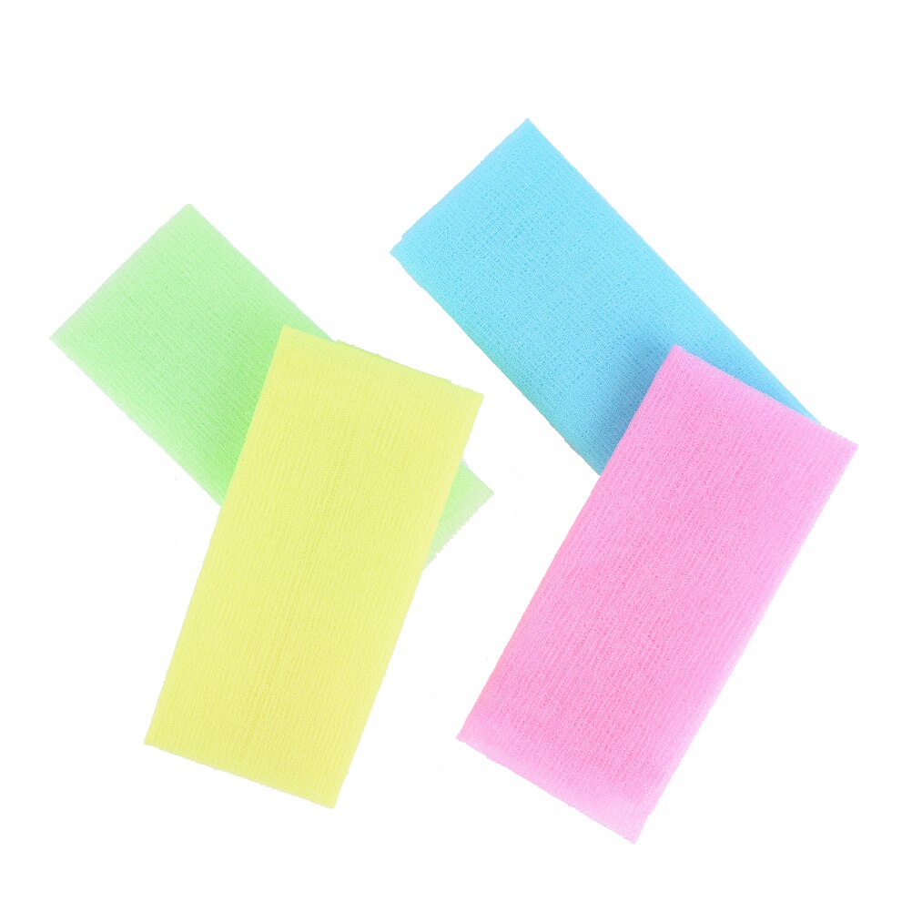 1 Uds Nylon japonés exfoliante belleza piel Toalla baño ducha paño de lavado limpieza corporal lavado esponjas y estropajos