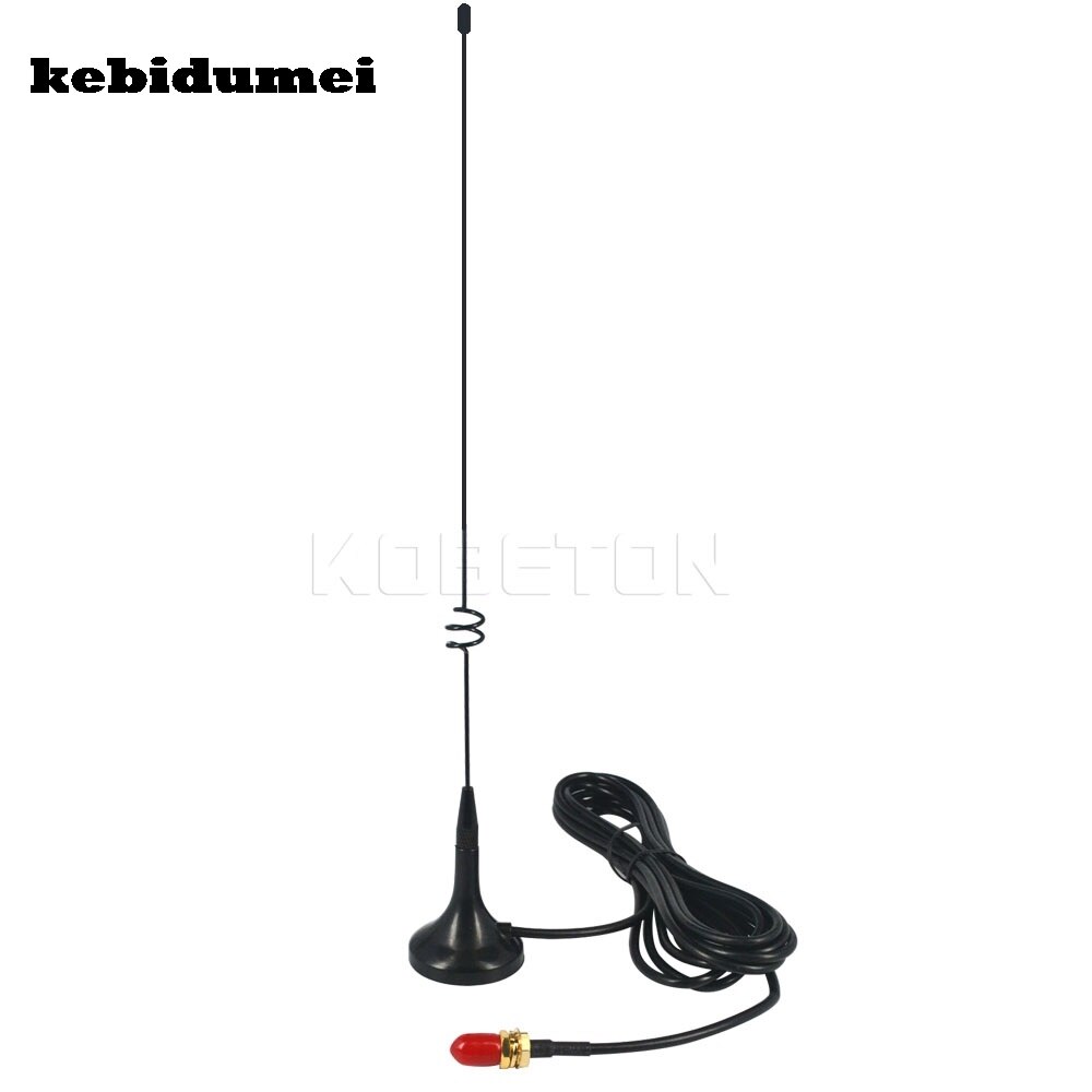 kebidumei Radio VHF UHF SMA Magnetic Mobile long Antenna UT-108UV for BAOFENG CB Radio Walkie Talkie UV-5R UV-B5 UV-B6 GT-3