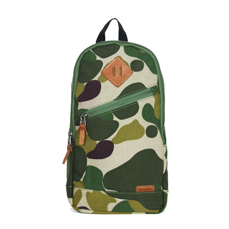 Sac Poitrine Homme Camouflage - Sacoche Bandoulière Messenger en Nylon avec Poche Téléphone