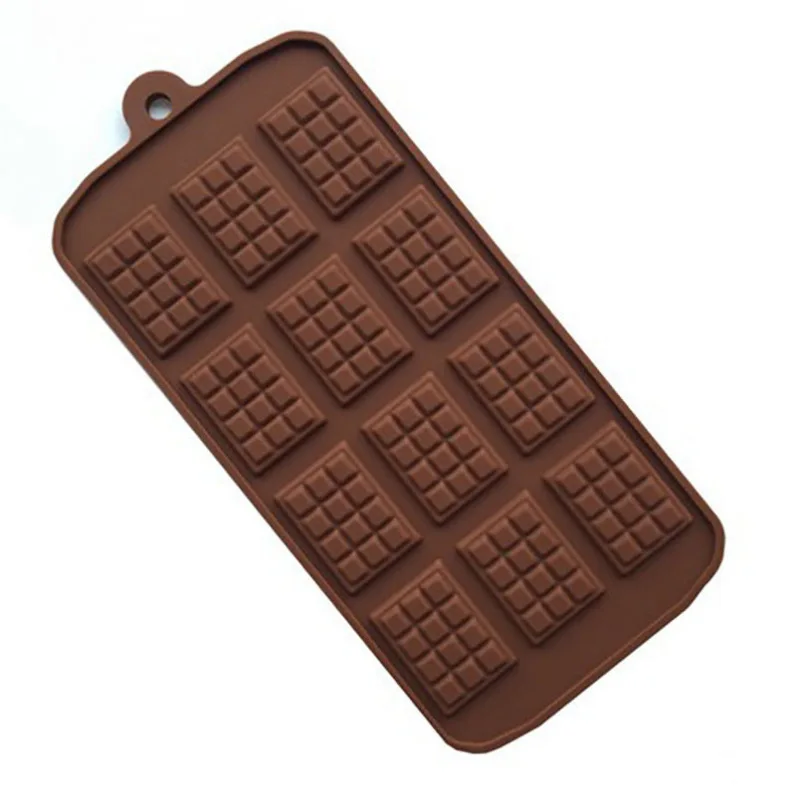 Siliconen Chocolade Wafel Mal Non-Stick Bakvormen Cake Mal Pan Pudding Maker Thuis Keuken Bakken Kookgadget