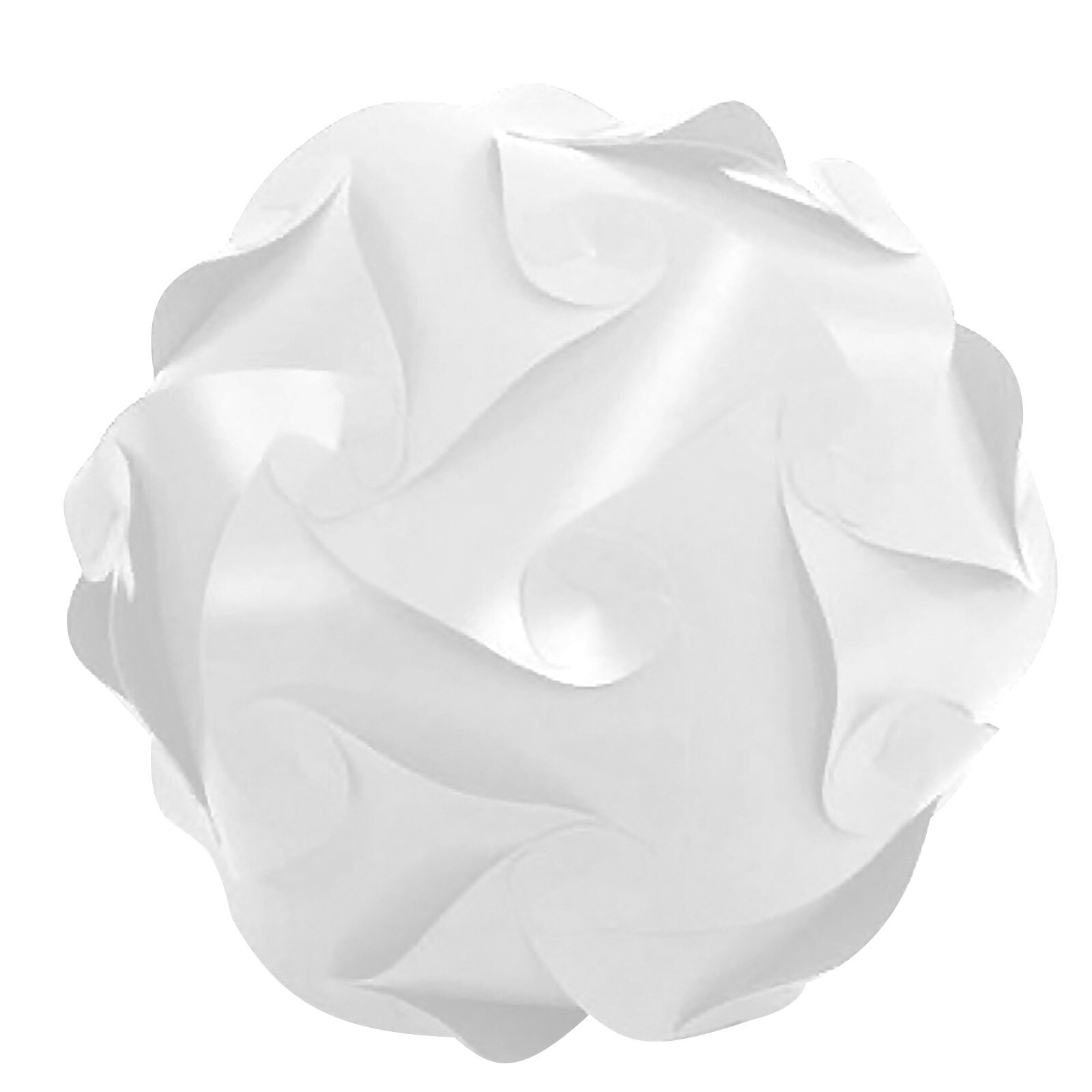 4# DIY Puzzle Lamp Shade Kit Decorative Protection Lampshade 30cm/11.8inch Modern Shades Bedroom Home Decoration Lamp Covers: White 