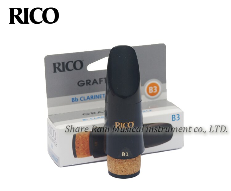 Boquilla de goma dura para clarinete RICO Royal B3 B5, Estados Unidos