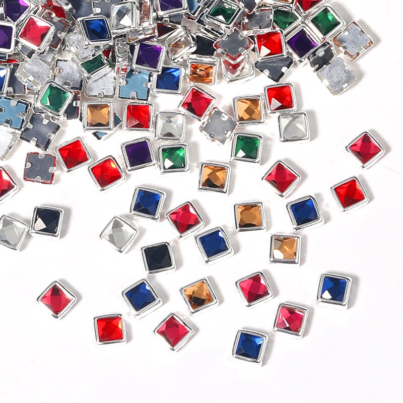 100Pcs Zirkoon Glans Charm Manicure Rhinestone 3D Luxe Lichtmetalen Sieraden Accessoires Diy Nail Art Decoratie Deel 2022