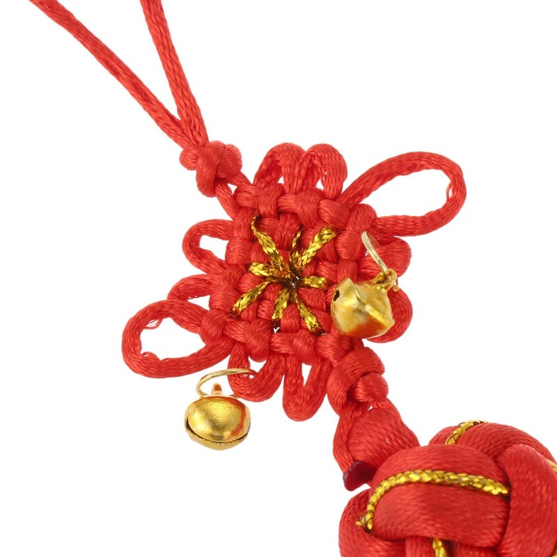 Oosterse Bal Chinese Knoop Kwastje Ornament Met Klokken