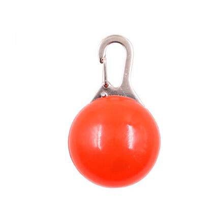 Colgante para Collar de Mascota, luz LED para perro, colgante luminoso de seguridad, suministros para mascotas, accesorios para perros, decoración, 1 ud.: red