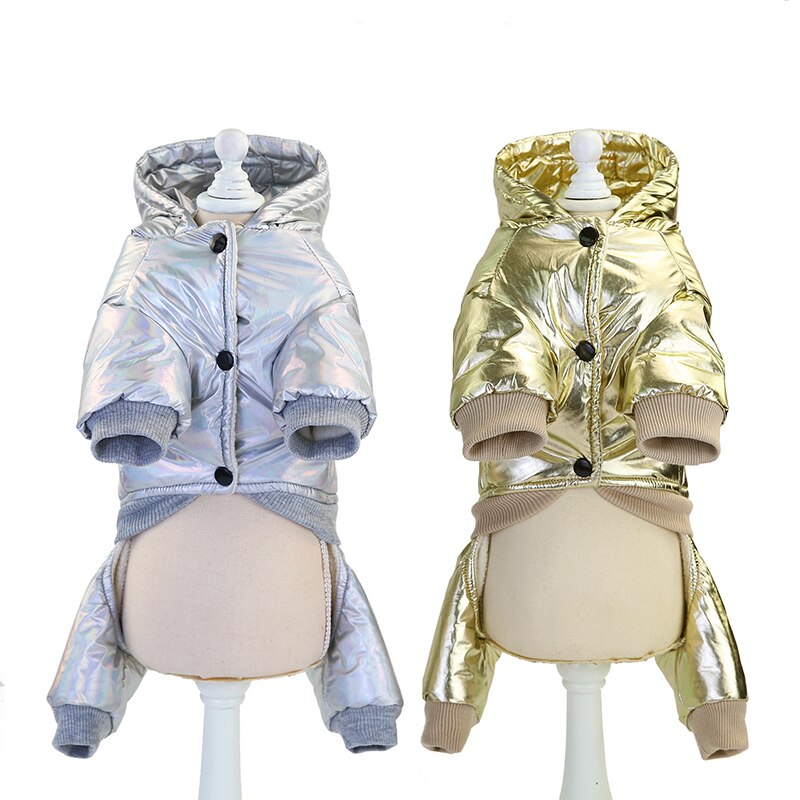 Warme winter hondenjas, dikke winddichte honden donsjas, puppy jumpsuit, hondenparka voor chihuahua, yorkshire huisdierenkostuum, maat -2xl