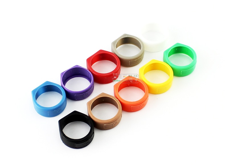 YS-CCR YONGSHENG For YS136N / YS137N XLR Plug Color Ring Multi-color Roll-proof Ring Marking Ring 10 colors