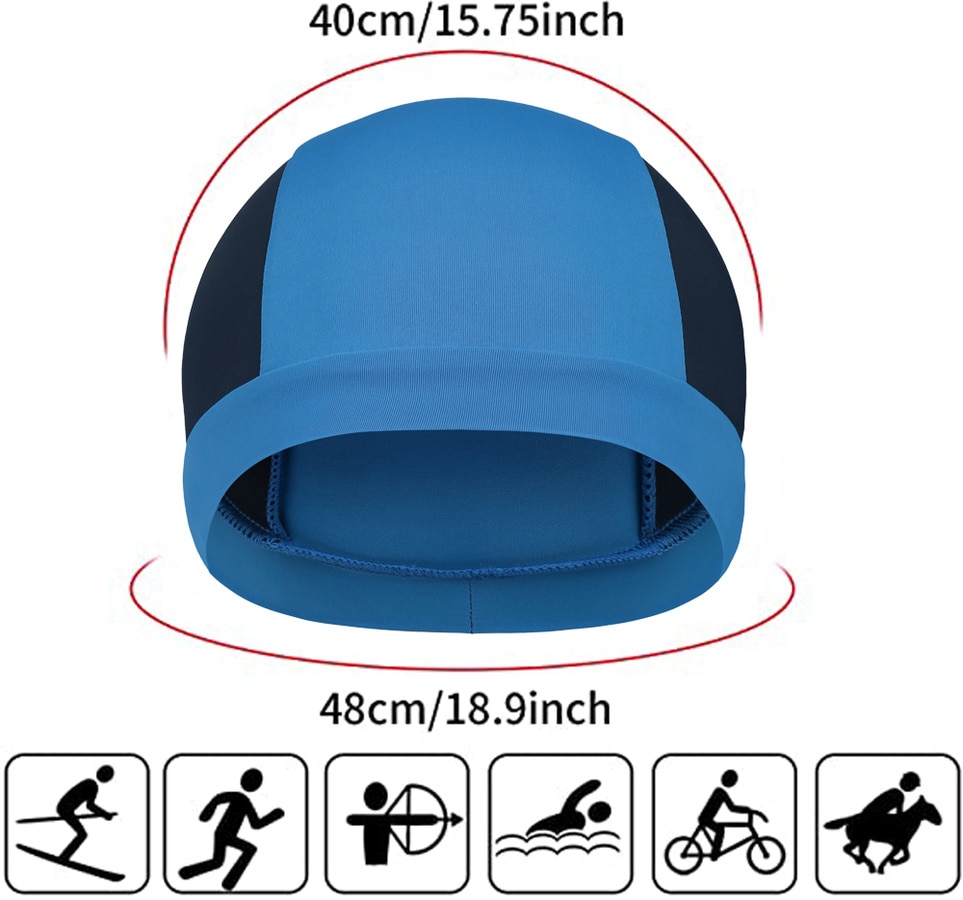 casco de refrigeración de secado rápido gorras de ciclismo bicicleta de carretera para correr motocicleta y fútbol bajo Gorro con líneas duras