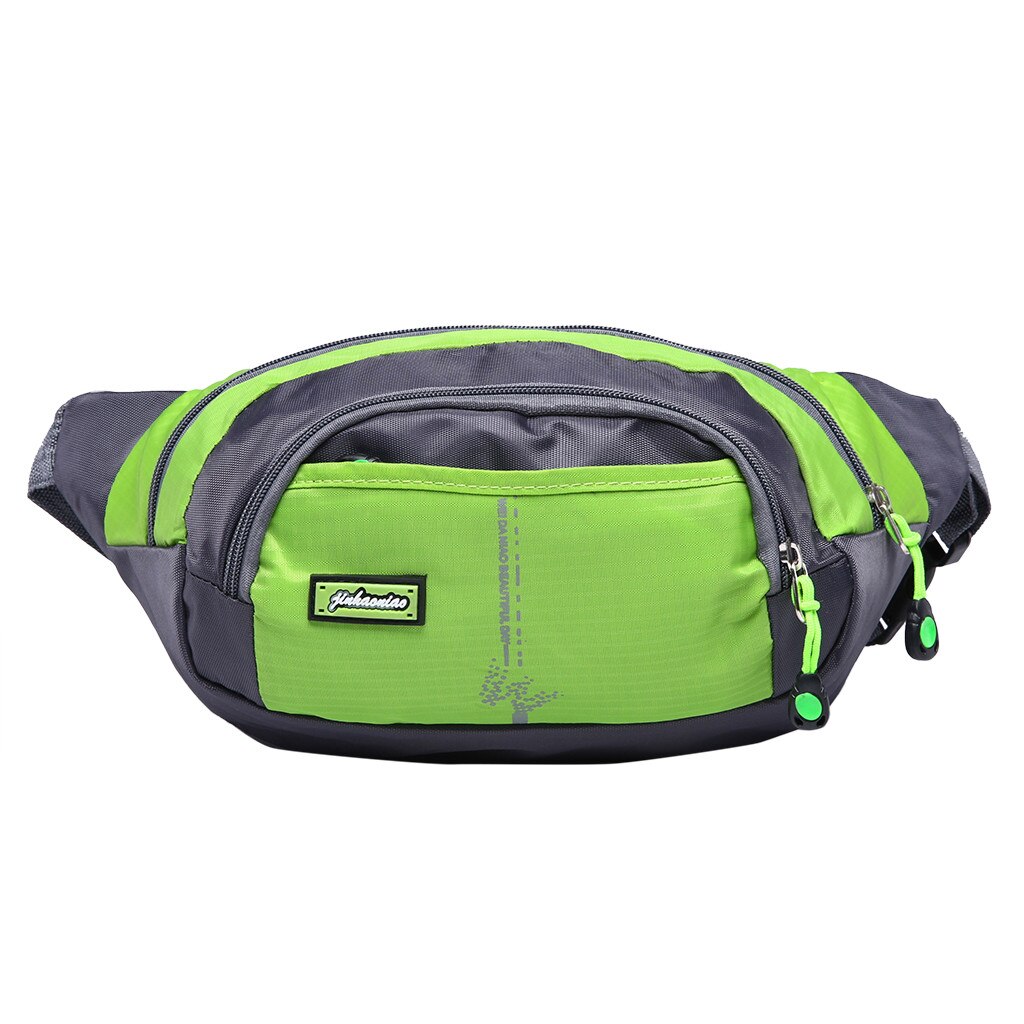 Buik Bum Hip Borst Riem Voor Mannen Vrouwen Heuptas Man Vrouw Fanny Pack Outdoor Travel Pouch Murse Purse Nier telefoon Beltbag: Green