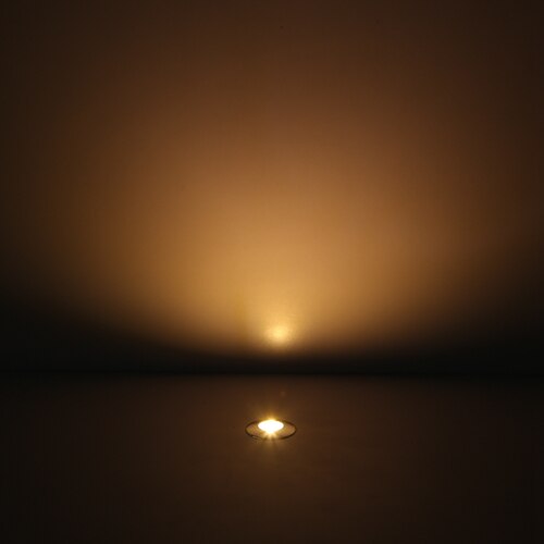 LED Luces Empotradas 0.6 W IP67 Enterrada Cubierta para Escaleras Al Aire Libre Camino de Jardín Proyectores Seguridad F102: Color blanco cálido