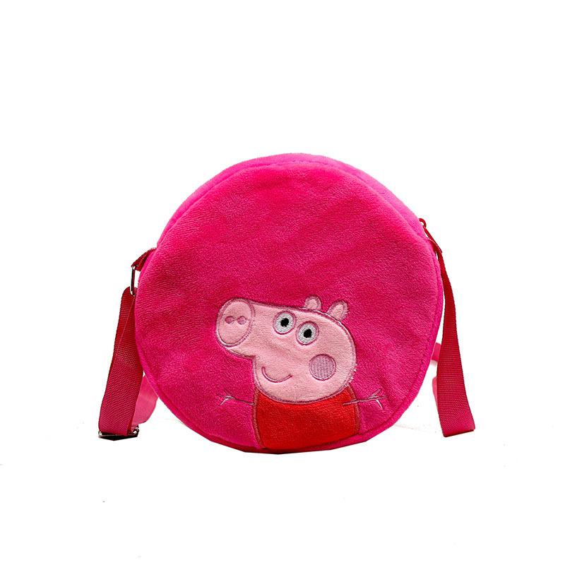 Brand Kids Wallet Cartoon Cute Baby Girls Plush One-shoulder Oblique Handbag: p9