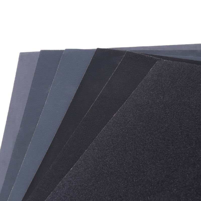 100#/240#/400#/600#/1000#/2000# Waterproof Sanding Paper Wet Dry Polishing Sandpaper Grit Granularity Metal Wood Abrasive Tools