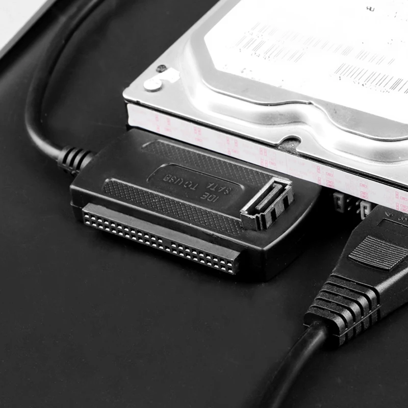 3 in 1 USB 3,0 2,0 zu ide Sata Adapter Konverter Sata 2,5 3,5 Zoll SDD Festplatte Festplatte Adapter kabel für PC Laptop Notizbuch