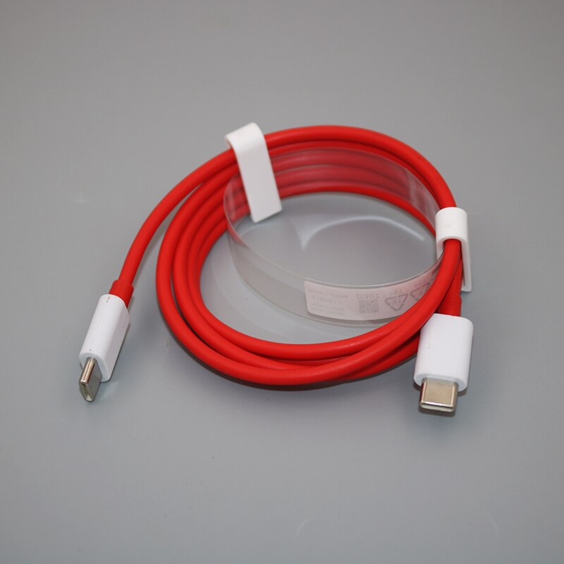 OnePlus 9 Pro 8T Warp Charge 65W Power Adapter White EU US Plug Type C To Type C Cable For One Plus 1+ 9 8 Pro 9R Nord N10 N100: Only 1M Cable