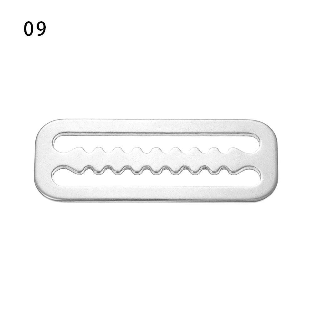 9 Styles Stainless Steel D-Ring Scuba/Diving Weight Belt Slide Keeper Webbing Harness Belt Retainer Stopper Diving Accessory: 9