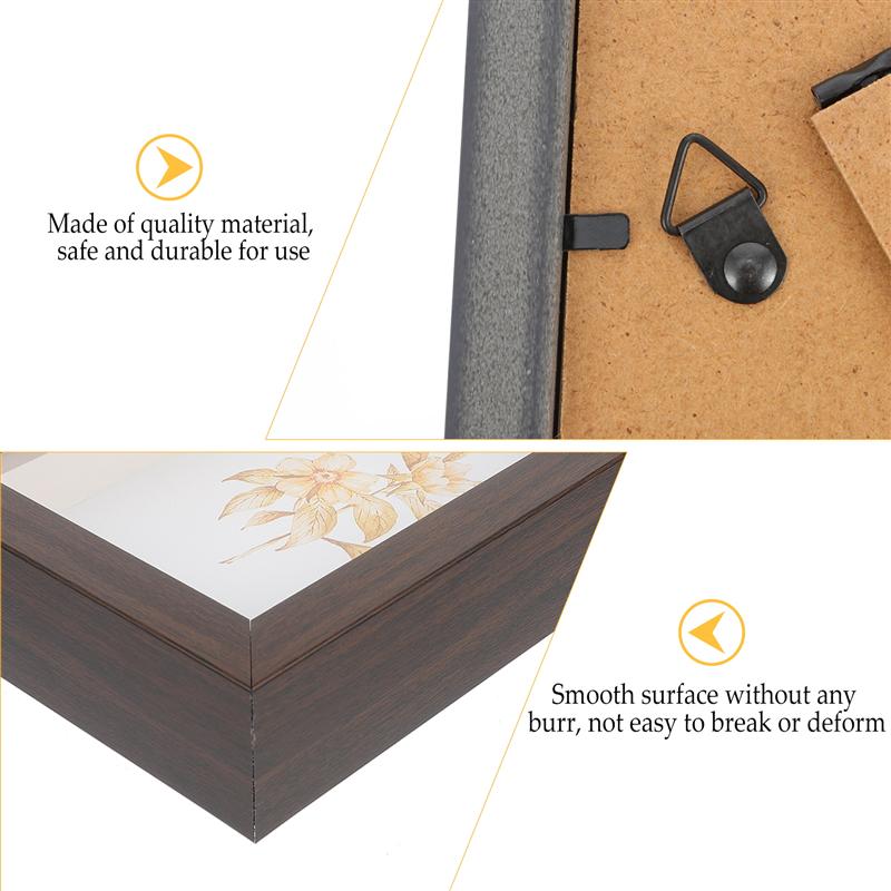 10 Inch/8 Inch /7 Inch Shadow Box Photo Frame Wooden Photo Frame Display Case For Display Keepsakes Photo Dried Flowers