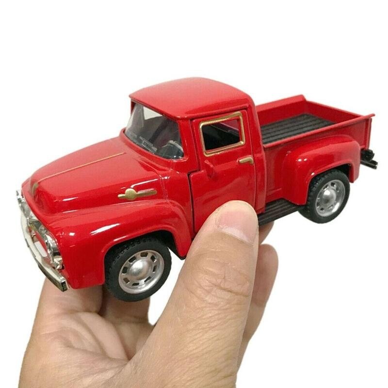 Legering Model Auto Vintage Metalen Truck Gesimuleerde Legering Auto Collectie Kinderen Verjaardagscadeautjes Woondecoratie