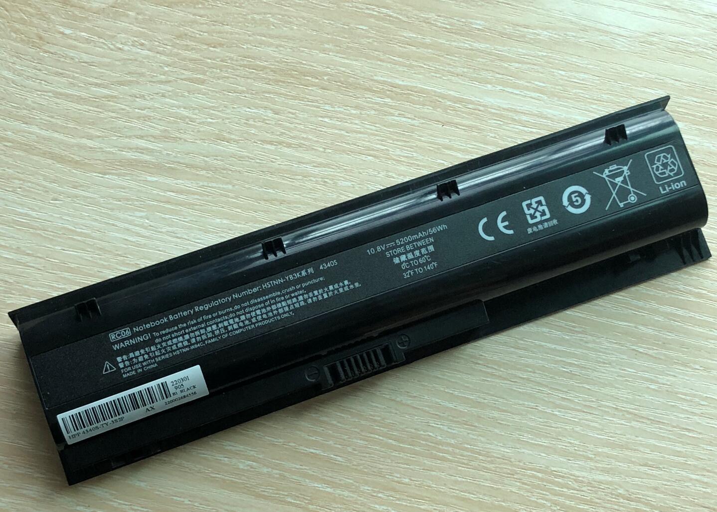 RC06 RC06XL battery for HP ProBook 4340s 668811-541 668811-851 669831-001 H4R53EA HSTNN-UB3K HSTNN-W84C HSTNN-YB3k
