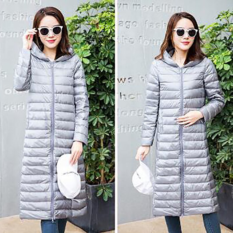 Winter Frauen 90% Weiße Ente Unten Parka Süssigkeit Farbe Weichen Jacken Frauen Lange Ente Unten Jacke Outwear Ultraleicht Mit Kapuze mäntel