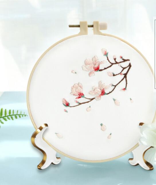 DIY Embroidery Flower Painting Interesting Handicrafts DIY Material Kits Beginner Embroidery Embroidery Kit Stitch Kit: 413