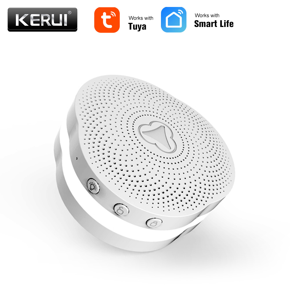 Passerelle multifonctionnelle KERUI Tuya APP système d'alarme sécurité à domicile système d'alarme intelligent fonctionne avec Google Assistant/Alexa contrôle: Gateway