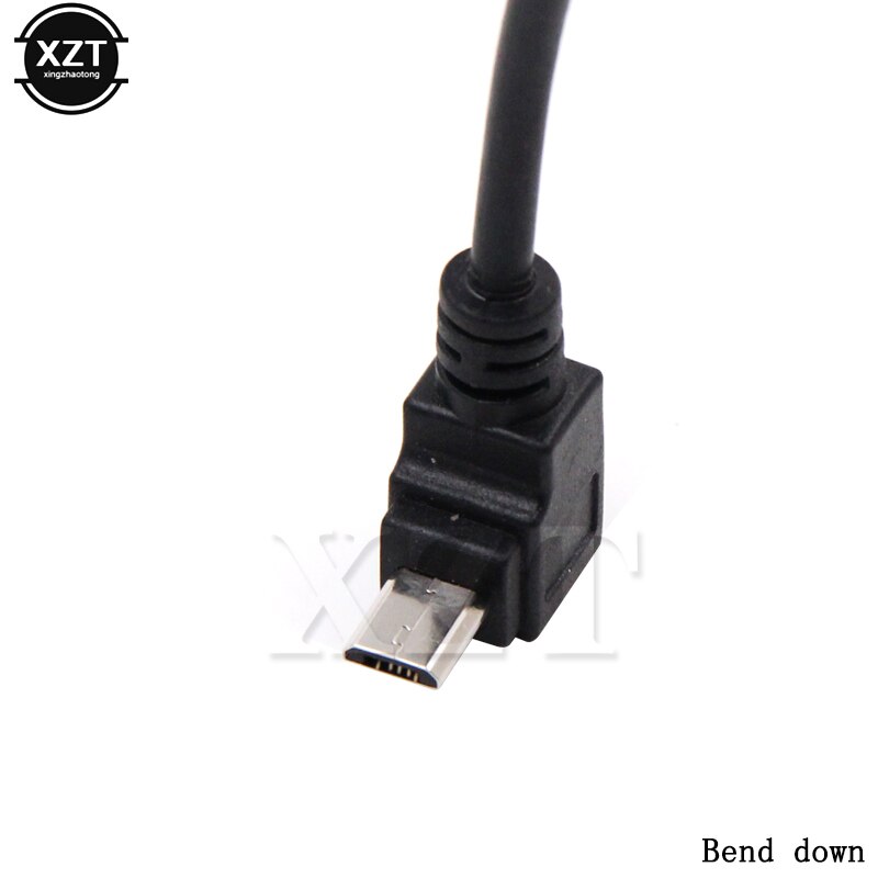 Micro USB Male to USB 2.0 Female OTG Cable Adapter Up Down Right Angled 90 Degree Connector for MP3 MP4