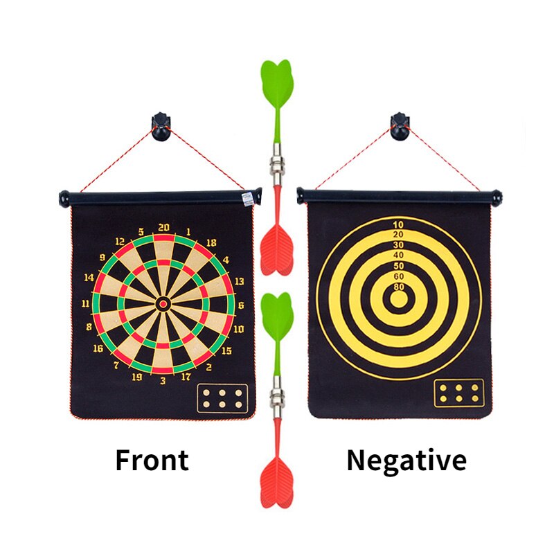12/15/17 Inch Magnetische Dartbord Darts Pak Dubbelzijdig Massaal Dartboards Darts Plaat Van Veiligheid Dart Veiligheid Game board Speelgoed: 12 inch