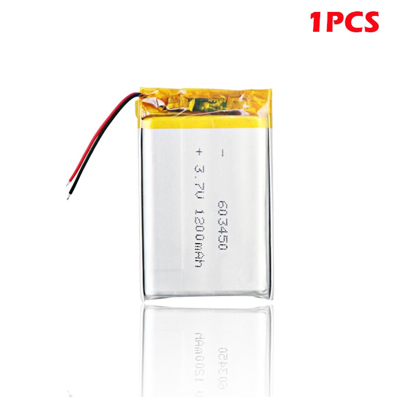 PCB 3.7v 1200mah Batteria Ricaricabile Li Polymer 603450 Batteria - Foto 2