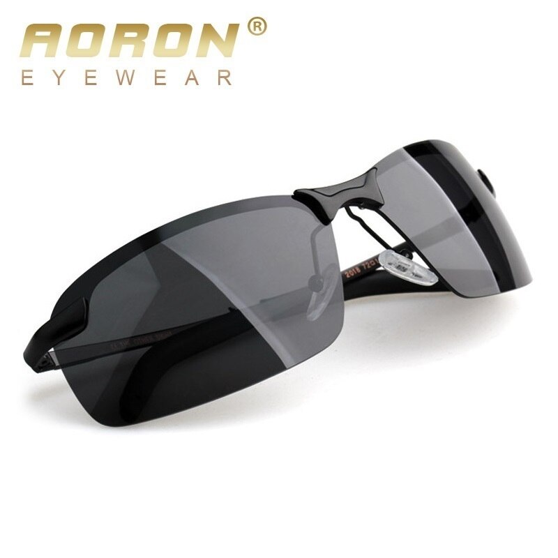 AORON Mannen Gepolariseerde Zonnebril Sport Mannen Kleur film Driving Zonnebril óculos Eyewear Accessoires