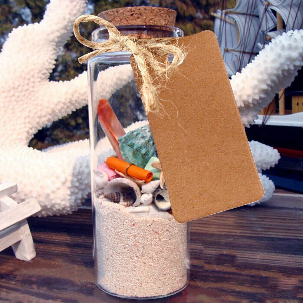 12PCS Mini Glass Bottle with Cork Stopper Small Glass Bottles Clear Vial Empty Wish Bottles Storage Cork Box Home Wedding Decor