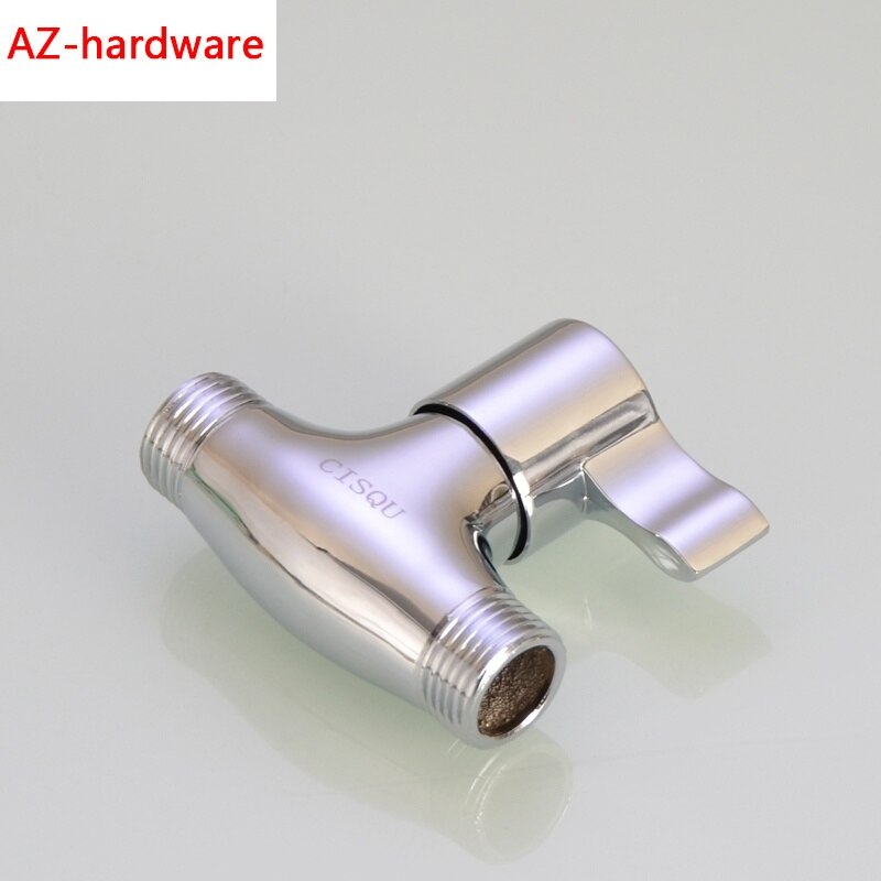 1/2IN Thread inner and outer wire straight valve brass angle valve open valve DN15 water pipe valve switch