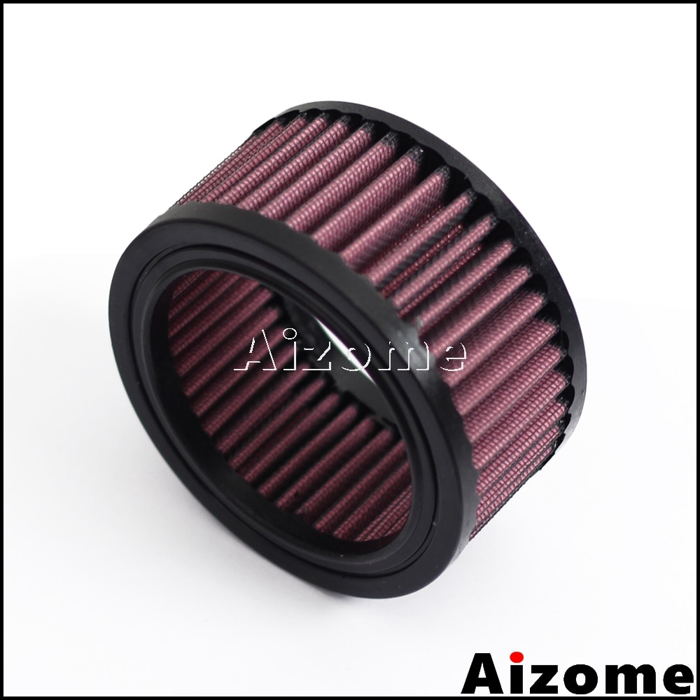 Universal Motorcycle Luchtfilter E-3120 Ronde Air Cleaner 0.2 Oz 6 Ml 3 "Vervanging Filters Rood