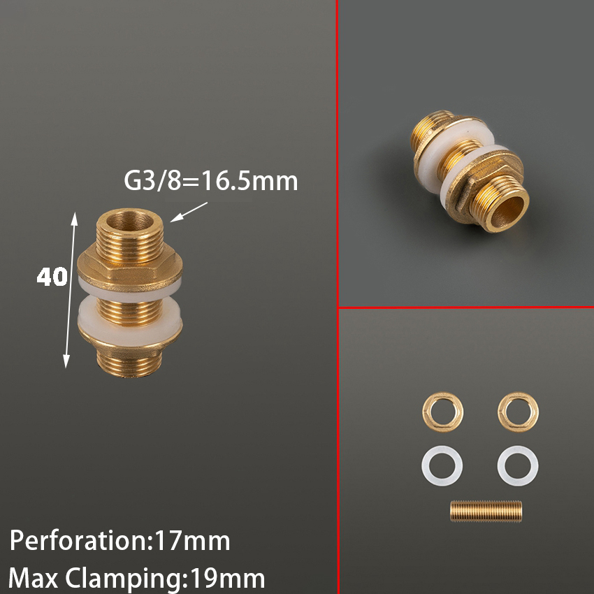Conector de tanque de agua de latón de 1/2 "y 1/4", junta de silicona, tubo de cobre, junta de acoplamiento de tanque de peces, adaptador de manguera de tubo de riego de jardín: Verde