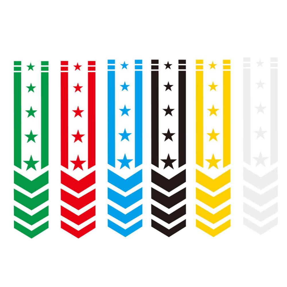 Motorcycle Racing Body Side Waarschuwing Streep Rok Decal Sticker Voor Alle Auto &#39;S Vinyl Bumper Reflecterende Decal Sticker
