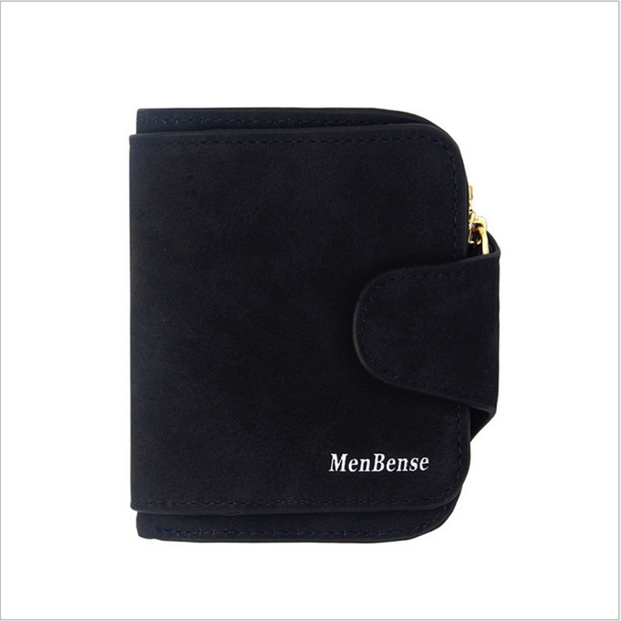 nouvelle portefeuille femmes court en cuir givré grande capacité pochette portefeuille femmes
