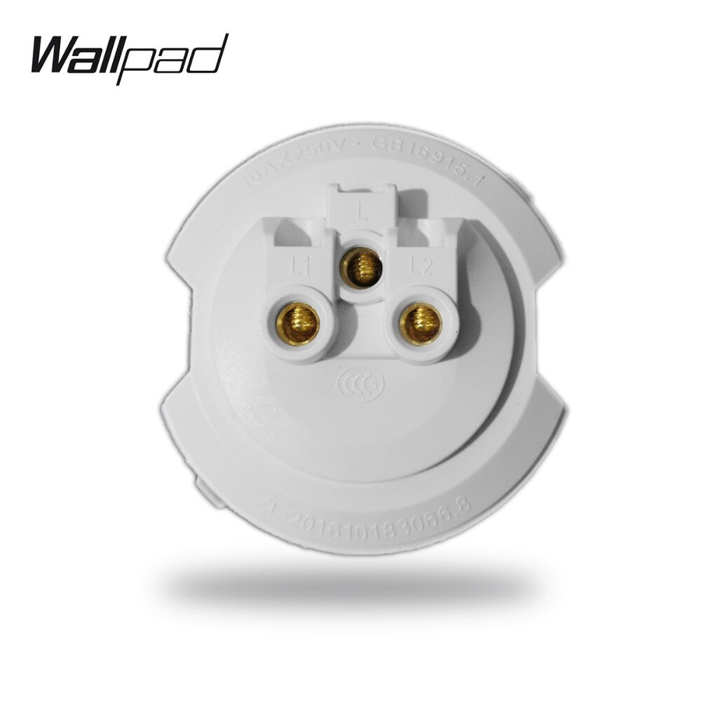Wallpad L6 Modulare 4 Farben 1 Gang 2 Möglichkeit drücken Rückkehr Geschmack Zauberstab Licht Energie Schalter DIY Freie Kombination