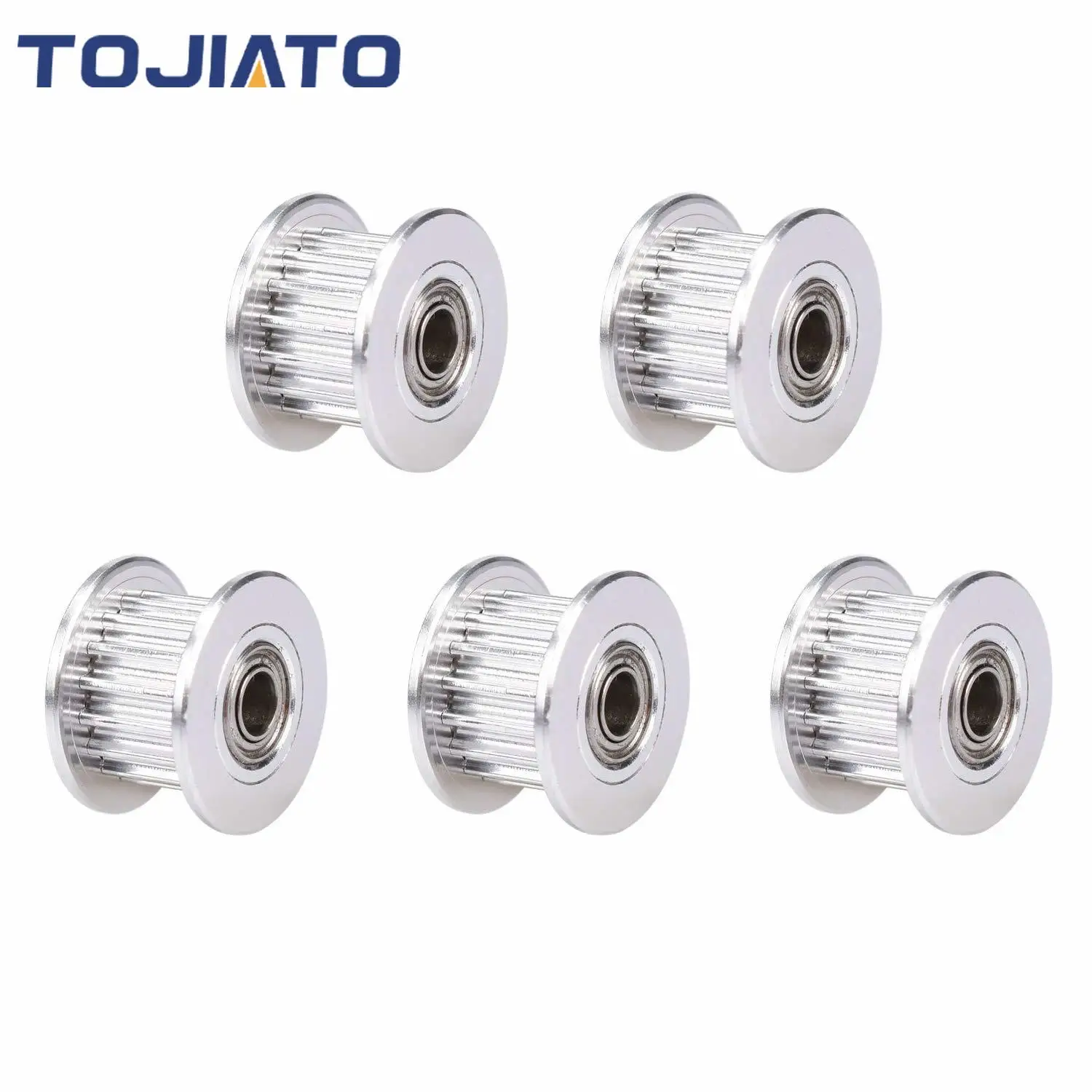 2/4/6pcs GT2 Idler Timing Pulley 16/20 Tooth Wheel Bore 3/5mm Aluminium Gear Teeth Width 6/10mm For Ender 3 CR10 Printer Reprap
