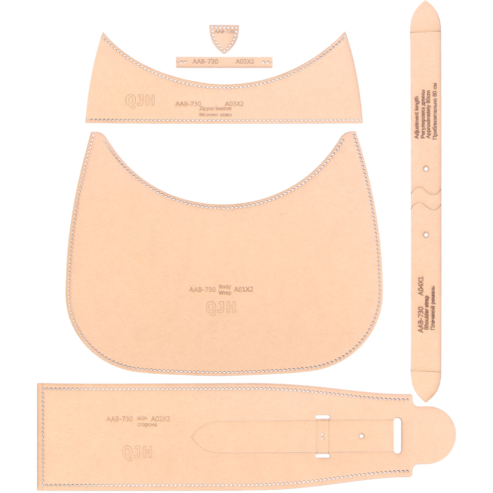 1set Diy Kraft Paper Material Template, Designing Paper Patterns For Shoulder Bags, Handbag Making Stencil Drawings Molds: Default Title