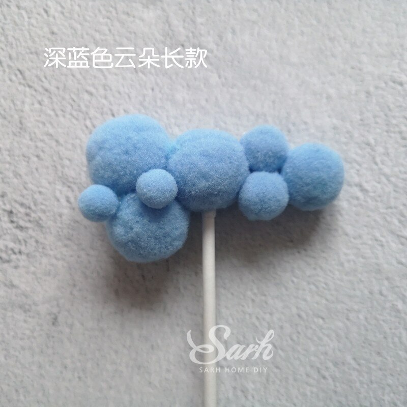 Blue Elephant Star Squirrel Cake Topper for Wedding Decoration Birthday Baby Shower Supplies Valentines Fairy Baking Love: 3pc blue C