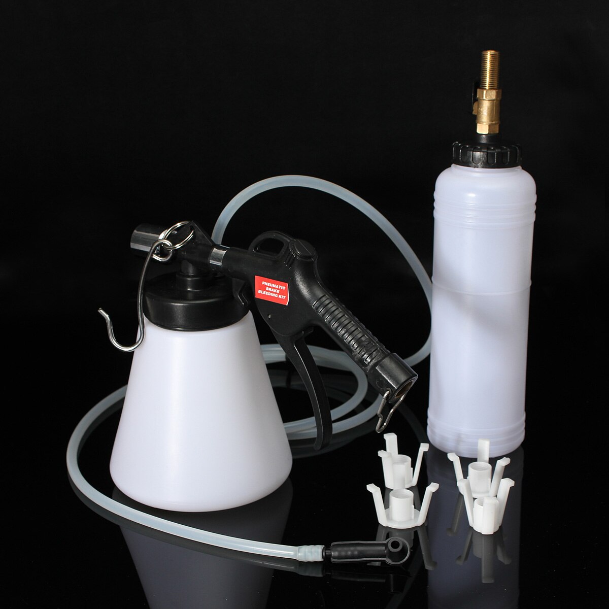 Auto Car Brake Fluid Replacement Tool 0.75L Large Capacity Brake Fluid Drained Bleeder Oil Change Container Kit for Cars Trucks: with Container