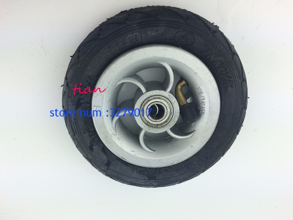 5 Inch Pneumatic Wheel Gocart Caster 5x1 tyre Wheel Using Metal Hub 5X1 Pneumatic Tire With Inner Tube Electric Vehicle