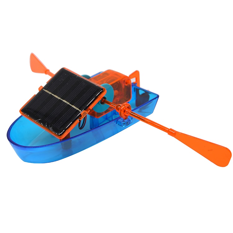 Science and education educational toys solar kayak model science experiment DIY assembled toy material pack for children