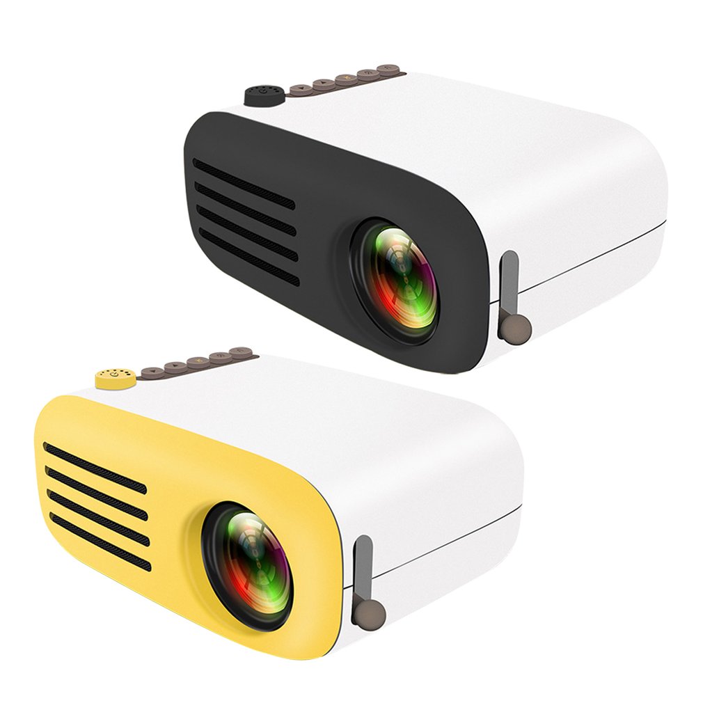 , Mini proyector Yg200, proyector Led portátil para el hogar, compatible con proyector pequeño Hd 1080 P, tamaño de proyección de 20-60 pulgadas